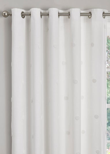 Appletree Boutique Zara White Eyelet Curtains