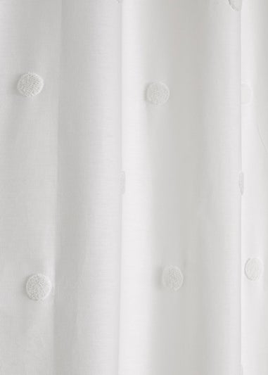 Appletree Boutique Zara White Eyelet Curtains