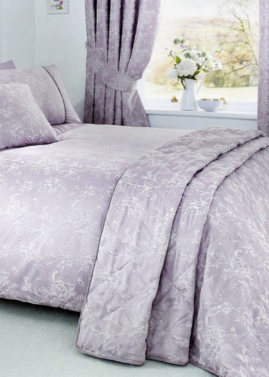 Dreams & Drapes Jasmine Purple Bedspread