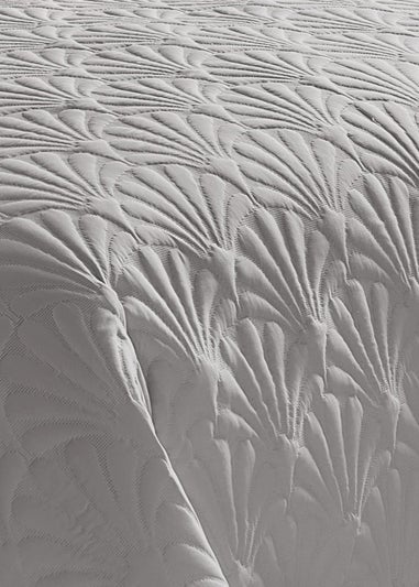 Serene Cavali Pinsonic Silver Bedspread