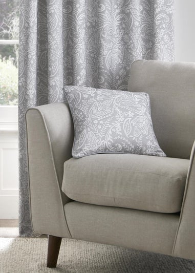 Dreams & Drapes Aveline Grey Filled Cushion (43cm x 43cm)