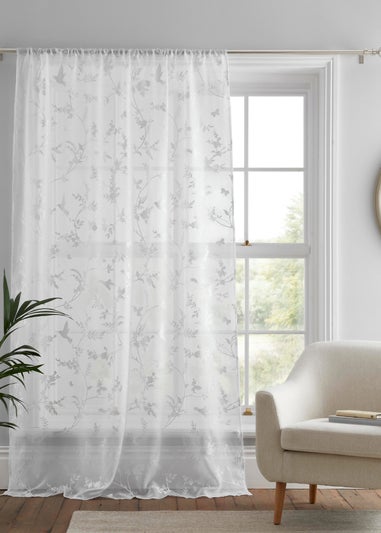 Dreams & Drapes Darnley White Voile Panel