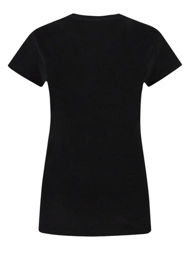 AC/DC Black Diamante Logo T-Shirt