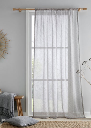 Drift Home Kayla Grey Voile Panel