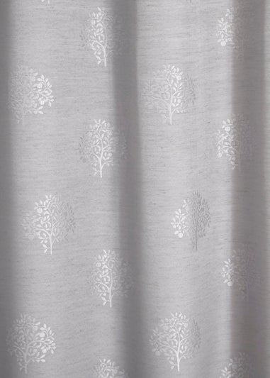 Appletree Loft Harvest Silver Eyelet Curtains