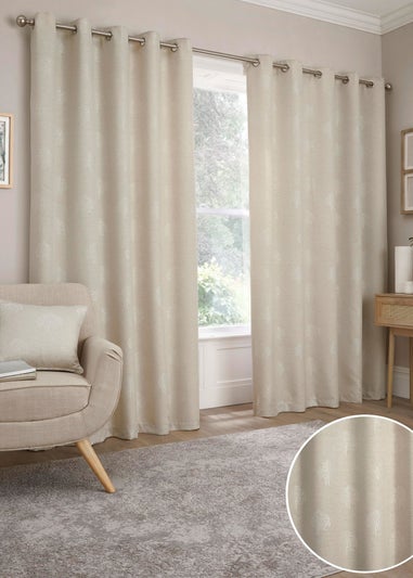 Appletree Loft Harvest Natural Eyelet Curtains