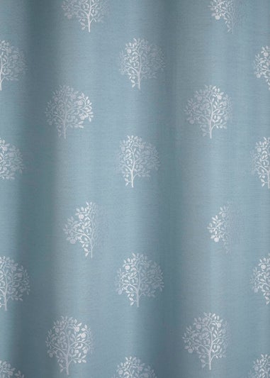 Appletree Loft Harvest Blue Eyelet Curtains