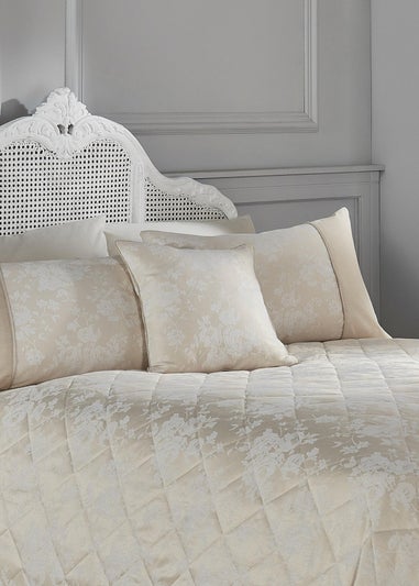 Dreams & Drapes Imelda Jacquard Ivory Duvet Cover Set