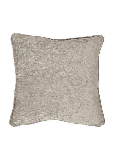 Curtina Textured Chenille Natural Filled Cushion (43cm x 43cm)