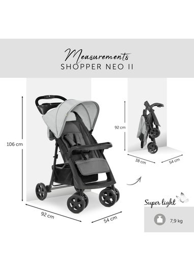 Hauck Grey Shopper Neo II Pushchair