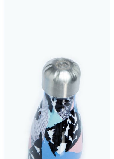 Hype Multi Pastel Abstract Metal Water Bottle