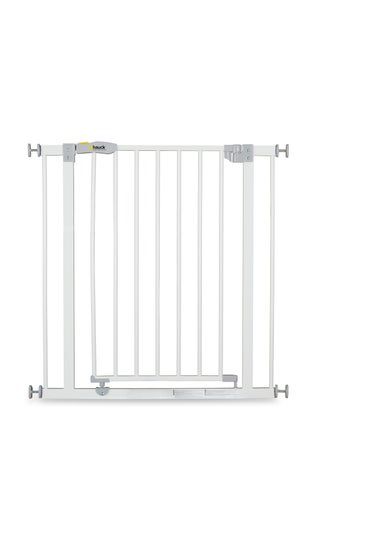 Hauck White Open N Stop Safety Gate (+ 21cm Extension)