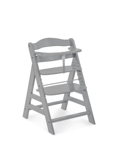 Hauck Grey Alpha+ Wooden Highchair