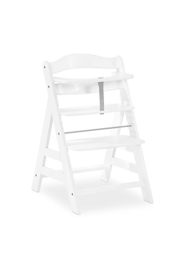 Hauck White Alpha+ Wooden Highchair