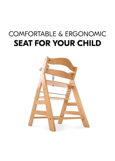 Hauck Natural Alpha+ Wooden Highchair