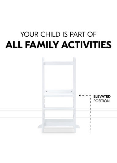 Hauck White Learn N Explore Montessori Learning Tower