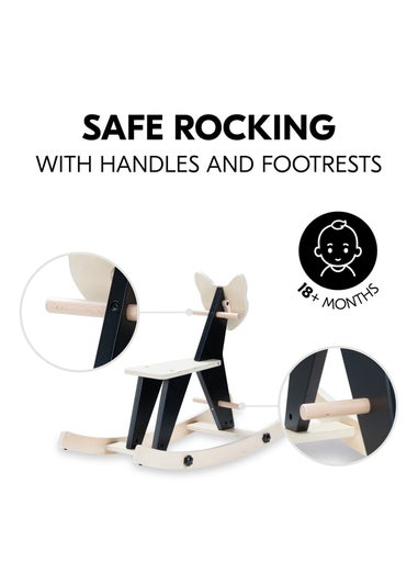 Hauck Zebra Rock N Swing Wooden Rocker