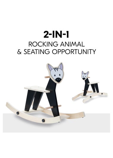 Hauck Zebra Rock N Swing Wooden Rocker