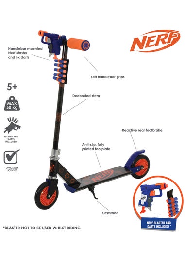 Nerf Inline Scooter With Blaster and Darts