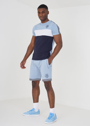 Brave Soul Blue T-Shirt and Shorts Set