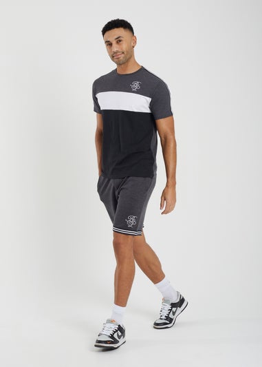 Brave Soul Charcoal T-Shirt and Shorts Set