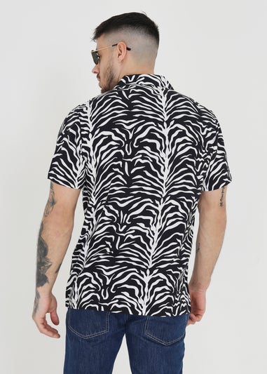 Brave Soul White Short Sleeve Print Shirt