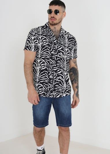 Brave Soul White Short Sleeve Print Shirt