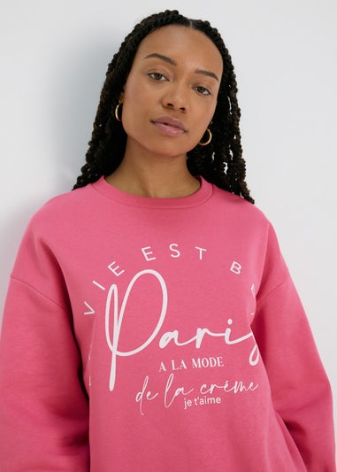 Pink Paris Sweatshirt