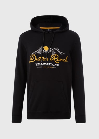 Yellowstone Black Printed Hoodie