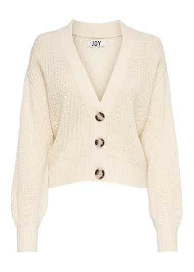 JDY Cream Knitted Cardigan