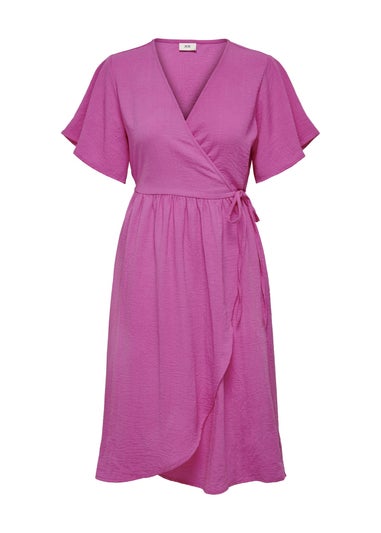 JDY Rose Wrap Midi Dress