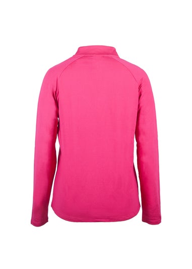 My Protein Magenta Half Zip Top