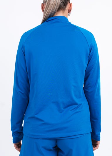 My Protein True Blue Half Zip Top