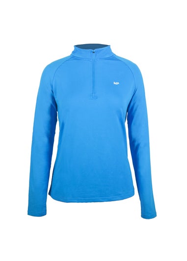 My Protein True Blue Half Zip Top