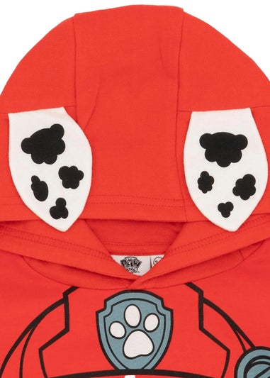 Paw Patrol Kids Red Marshall 3D Ears Hoodie (2-7yrs)