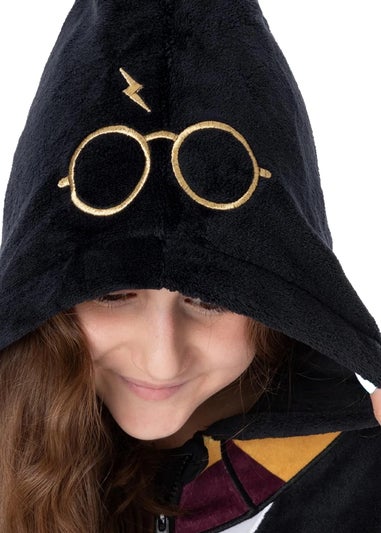 Harry Potter Kids Black Gryffindor Sleepsuit (7-14yrs)