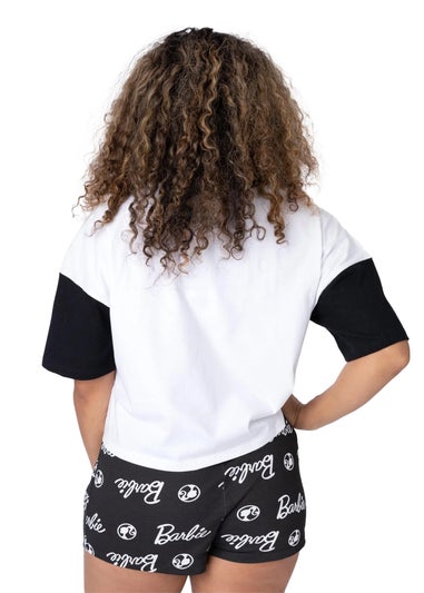 Barbie Black/White Short Pyjama Set