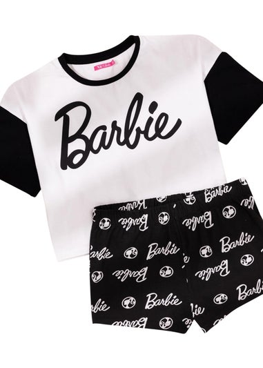 Barbie Black/White Short Pyjama Set