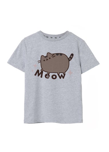 Pusheen Kids Grey Meow T-Shirt (7-8yrs)