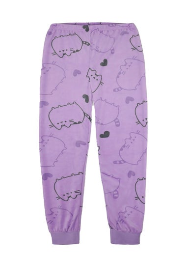 Pusheen Kids Purple All-Over Print Long Pyjama Set (9-14yrs)