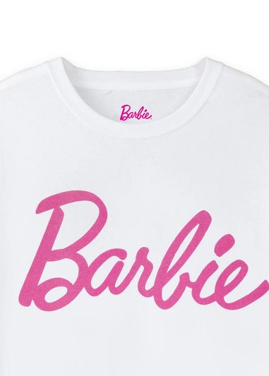 Barbie White Classic Logo T-Shirt