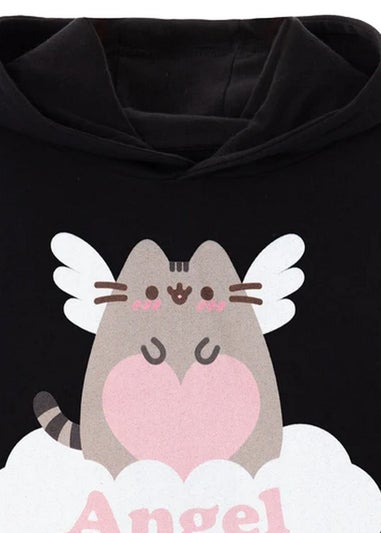 Pusheen Black Angel Wings Hoodie