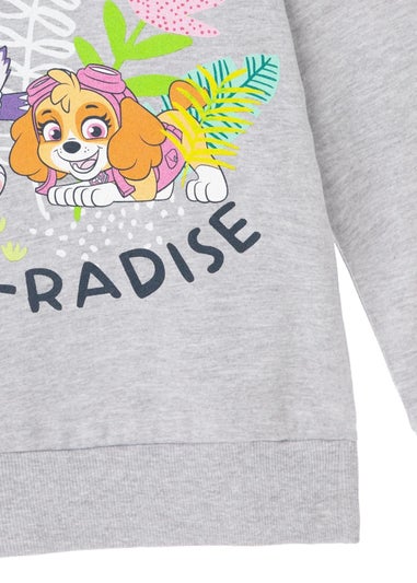 Paw Patrol Kids Grey Paw-Radise Hoodie (3-8yrs)