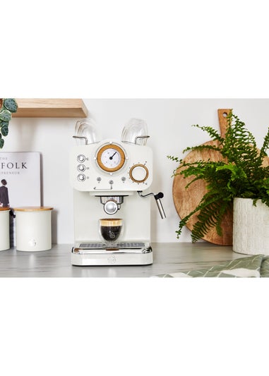 Swan Nordic White Espresso Coffee Machine