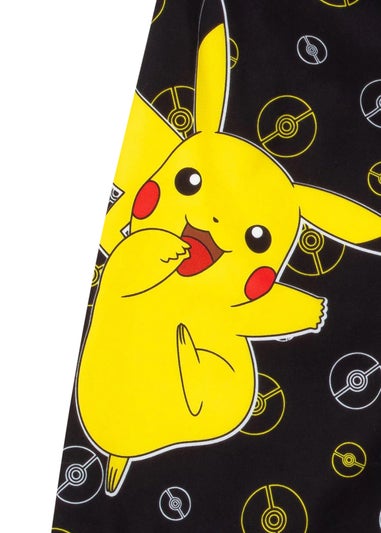 Pokemon Kids Black/Blue Pikachu Pokeball Swim Shorts (4-12 yrs)