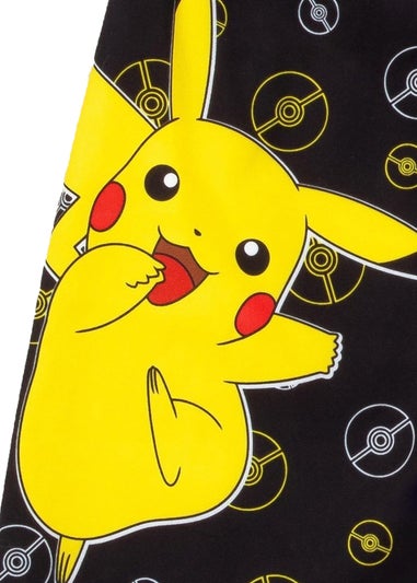 Pokemon Kids Black/Blue Pikachu Pokeball Swim Shorts (4-12 yrs)