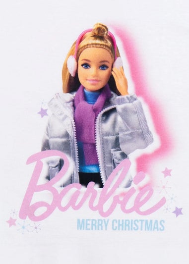 Barbie Kids White Christmas T-Shirt (3-14yrs)