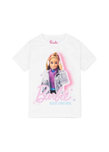 Barbie Kids White Christmas T-Shirt (3-14yrs)
