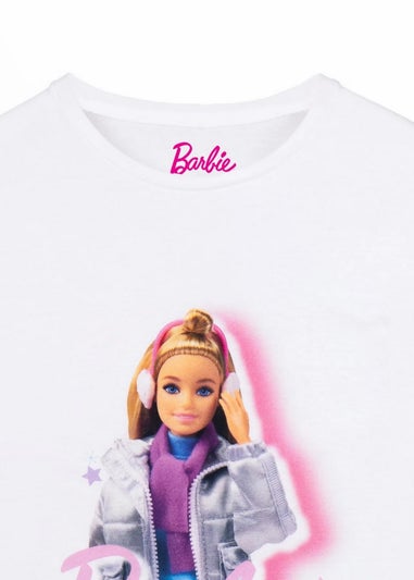 Barbie Kids White Christmas T-Shirt (3-14yrs)