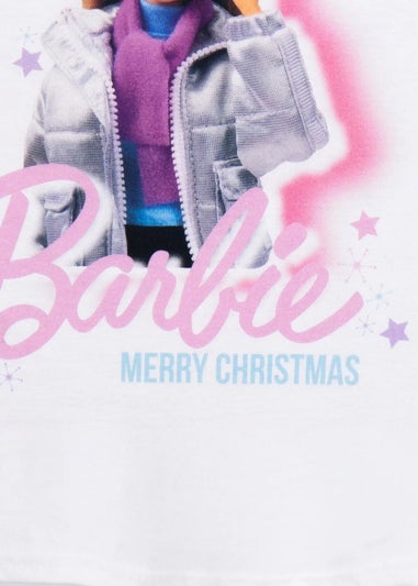Barbie Kids White Christmas T-Shirt (3-14yrs)